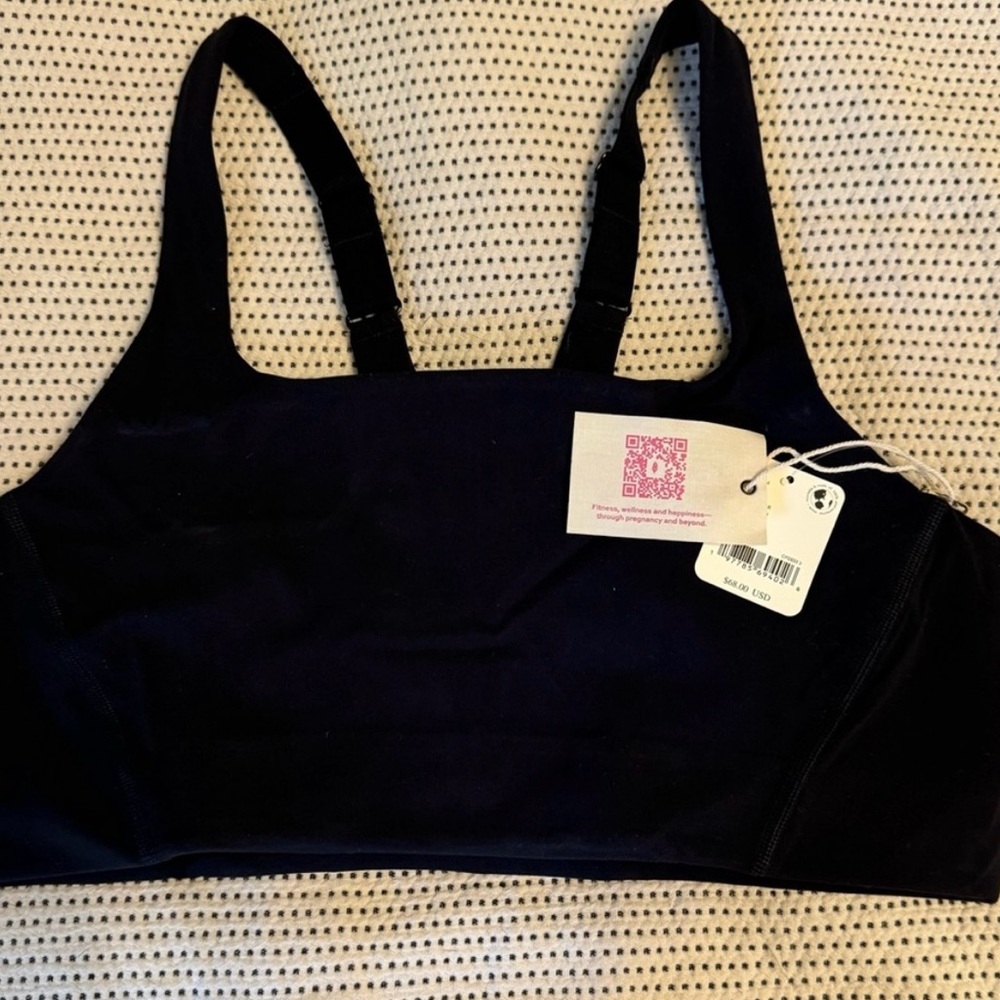 Free People movement x hatch Black Sports Bra medium NWT - Picture 5 of 5